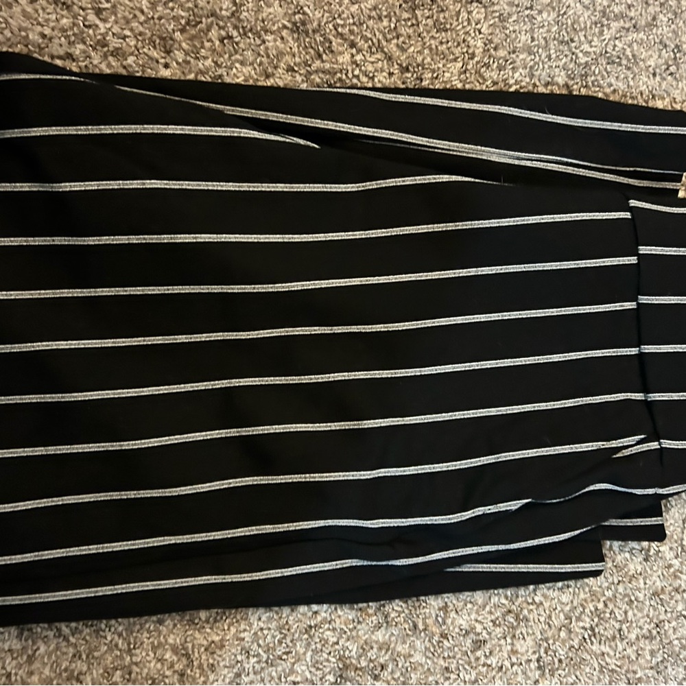 Black and White stripped Candie’s pants
